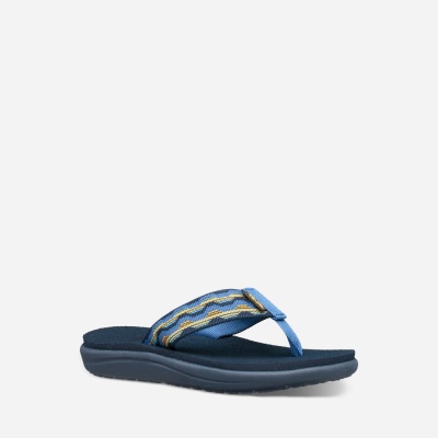 Teva Voya - Kids' Teva Flip Flops - Dark Blue | India (SJQV01265)